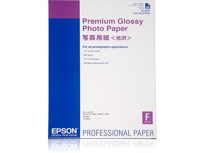 Premium Glosssy fotopapir, A2, 25 ark, 255 g/m²