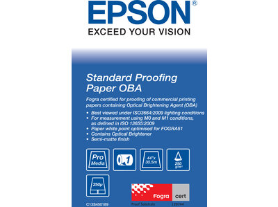 Standard Proofing Paper OBA 44" x 30.5 m