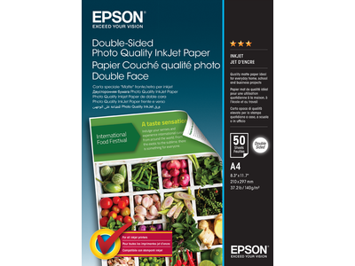 Double-Sided Photo Quality Inkjet Paper - A4 - 50 Sheets