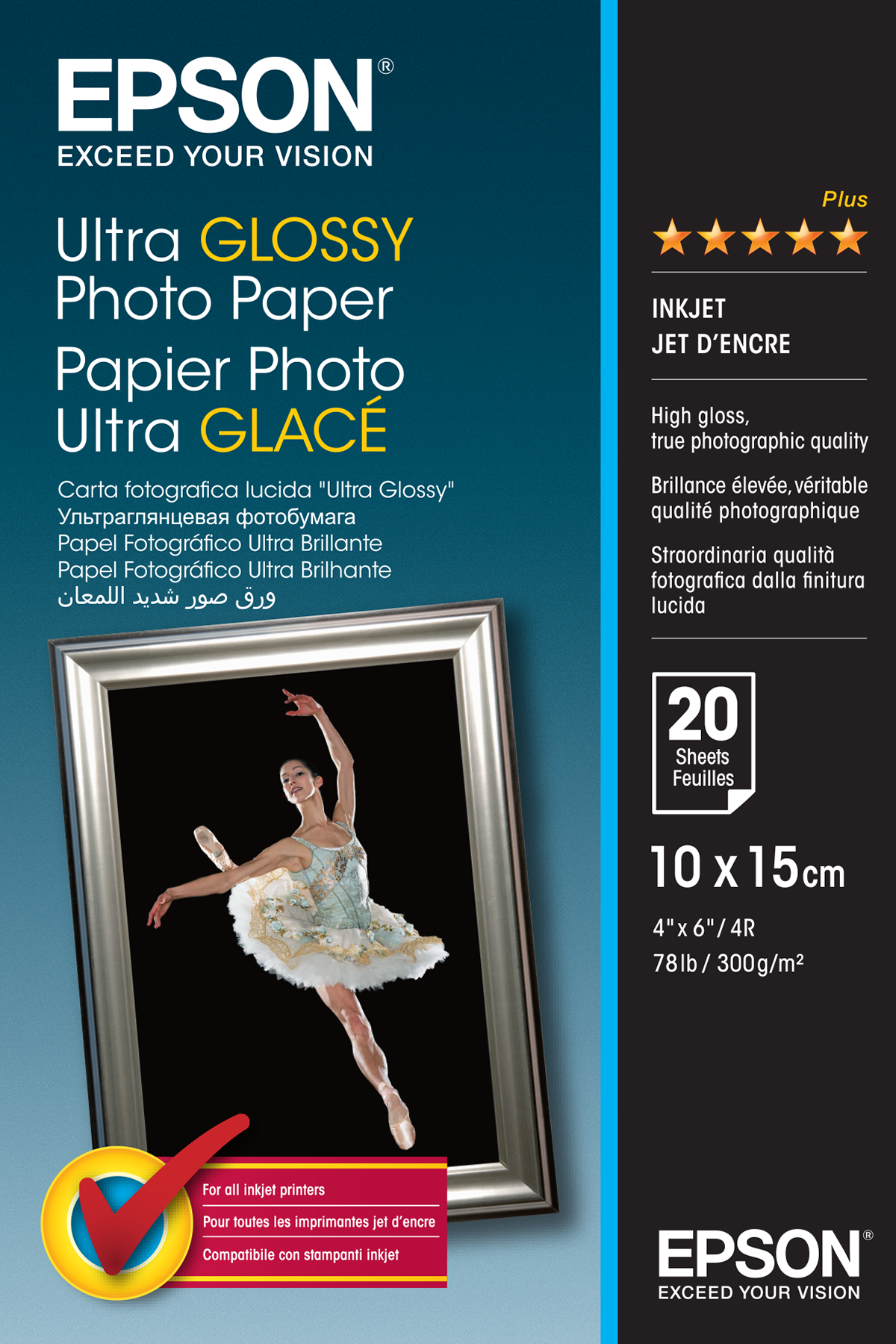 folie 1 von 1, vergrößern, ultra glossy photo paper - 10x15cm - 20 blätter
