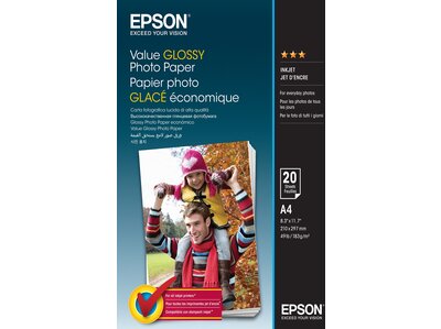 Value Glossy Photo Paper - A4 - 20 Ark