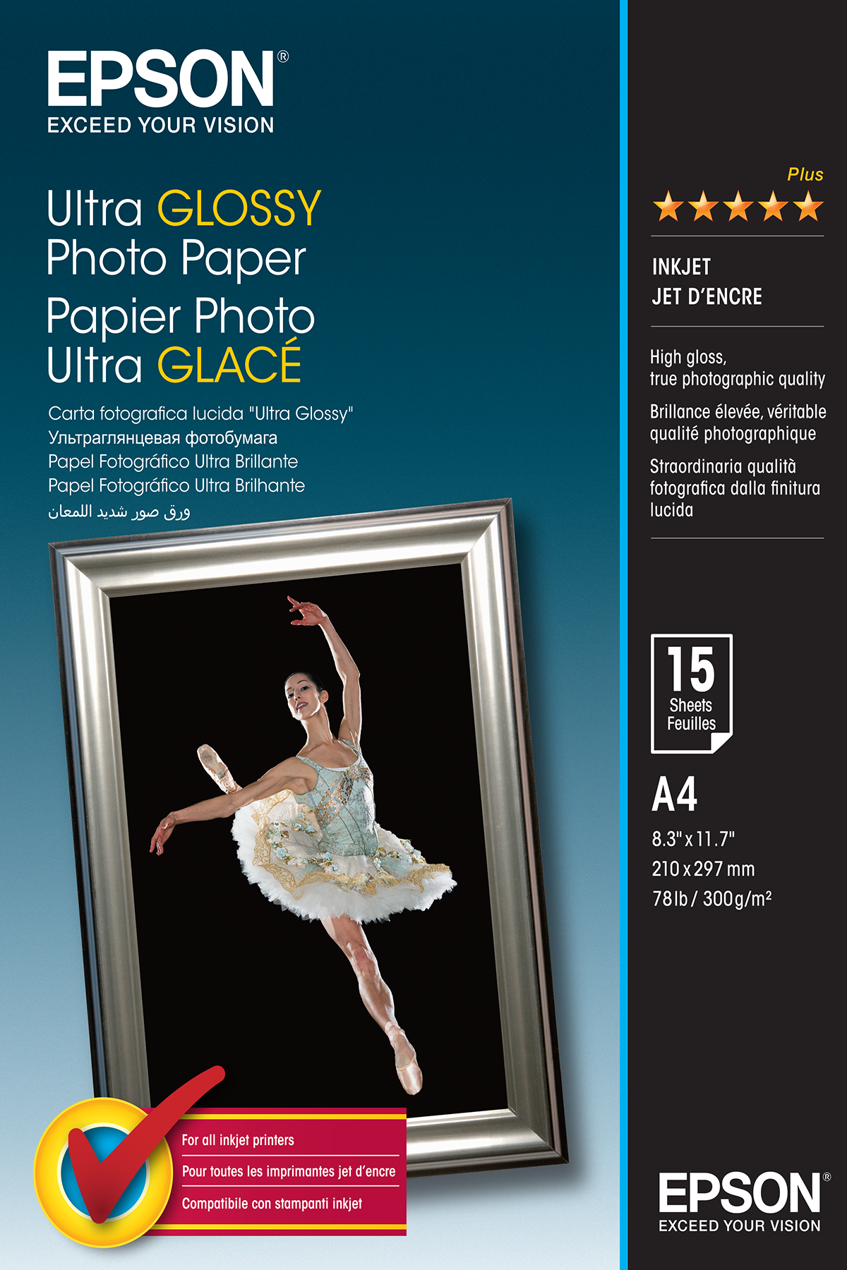 folie 1 von 1, vergrößern, ultra glossy photo paper - a4 - 15 blätter