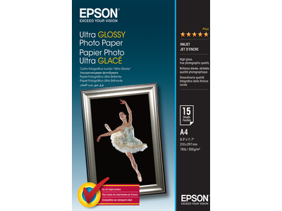 Ultra Glossy Photo Paper - A4 - 15 Ark