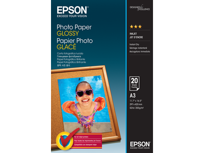 Photo Paper Glossy - A3 - 20 Ark