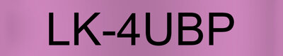 Colour Tape – Violet/Black 12mm(8m) – LK-4UBP