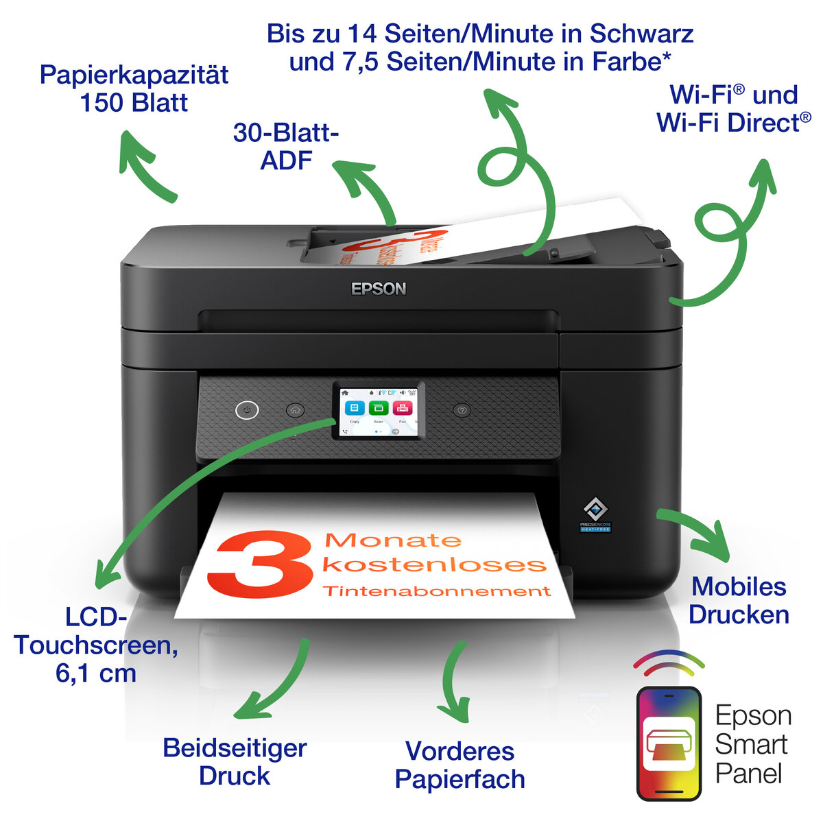 folie 3 von 10, vergrößern, workforce wf-2960dwf