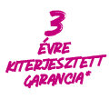 3 ÉV KITERJESZTETT GARANCIA
