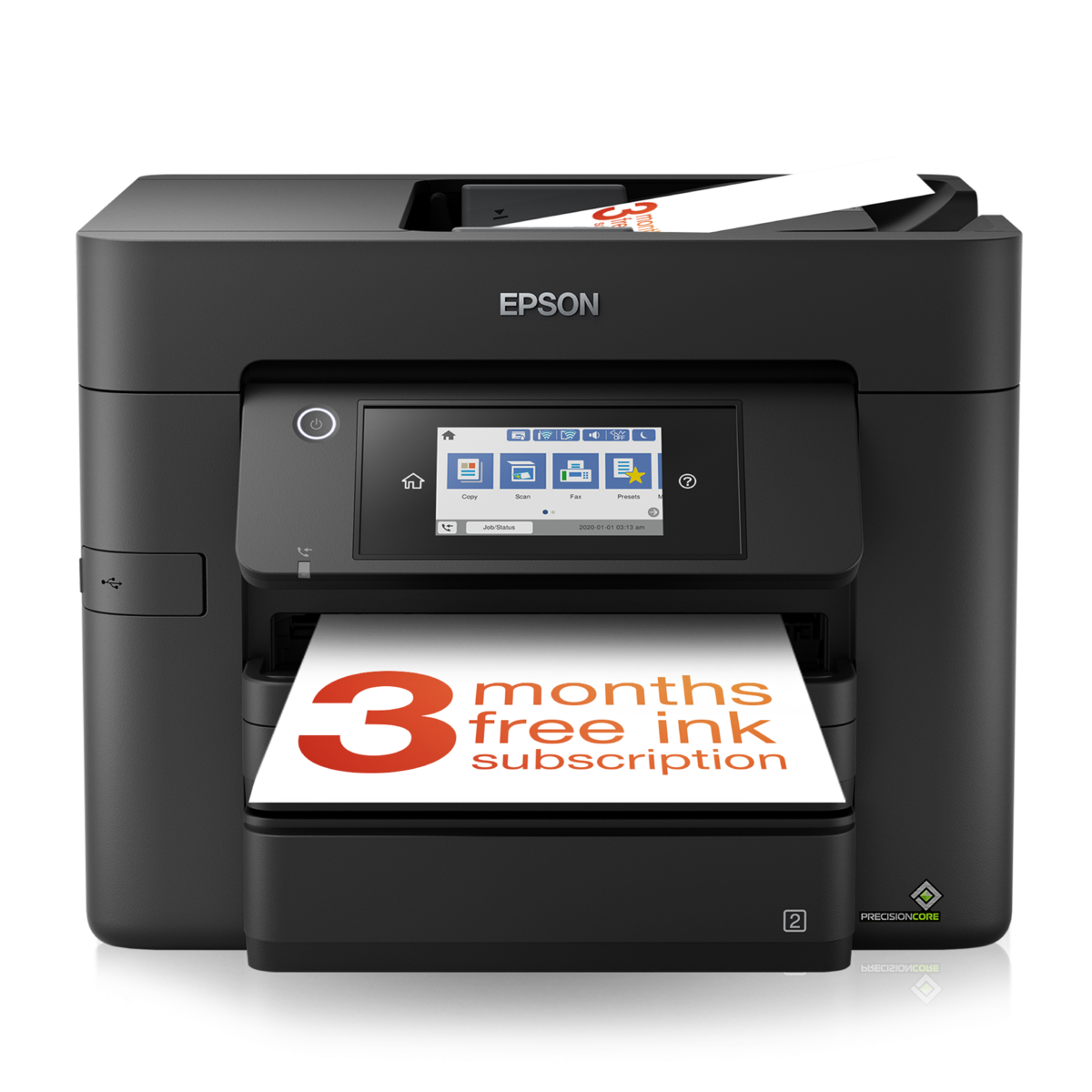 slide 1 of 11, show larger image, workforce pro wf-4830dtwf printer