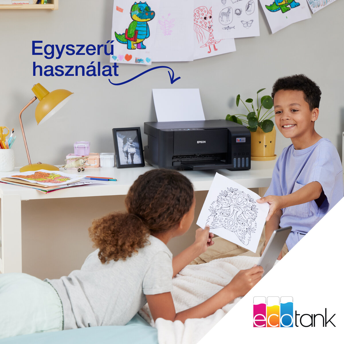 slide 8 of 9, show larger image, ecotank l3271 többfunkciós, wi-fi-s, külső tintatartályos, a4-es nyomtató, akár 3 évre elegendő tintával