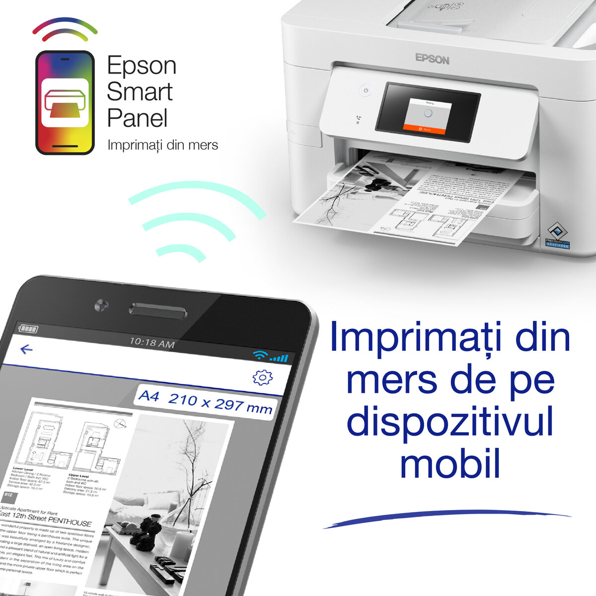 Imprimanta Multifunctional Epson Printer PRO WF-M4619DWF 4-in-1 ...