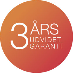 3 ÅRS UDVIDET GARANTI