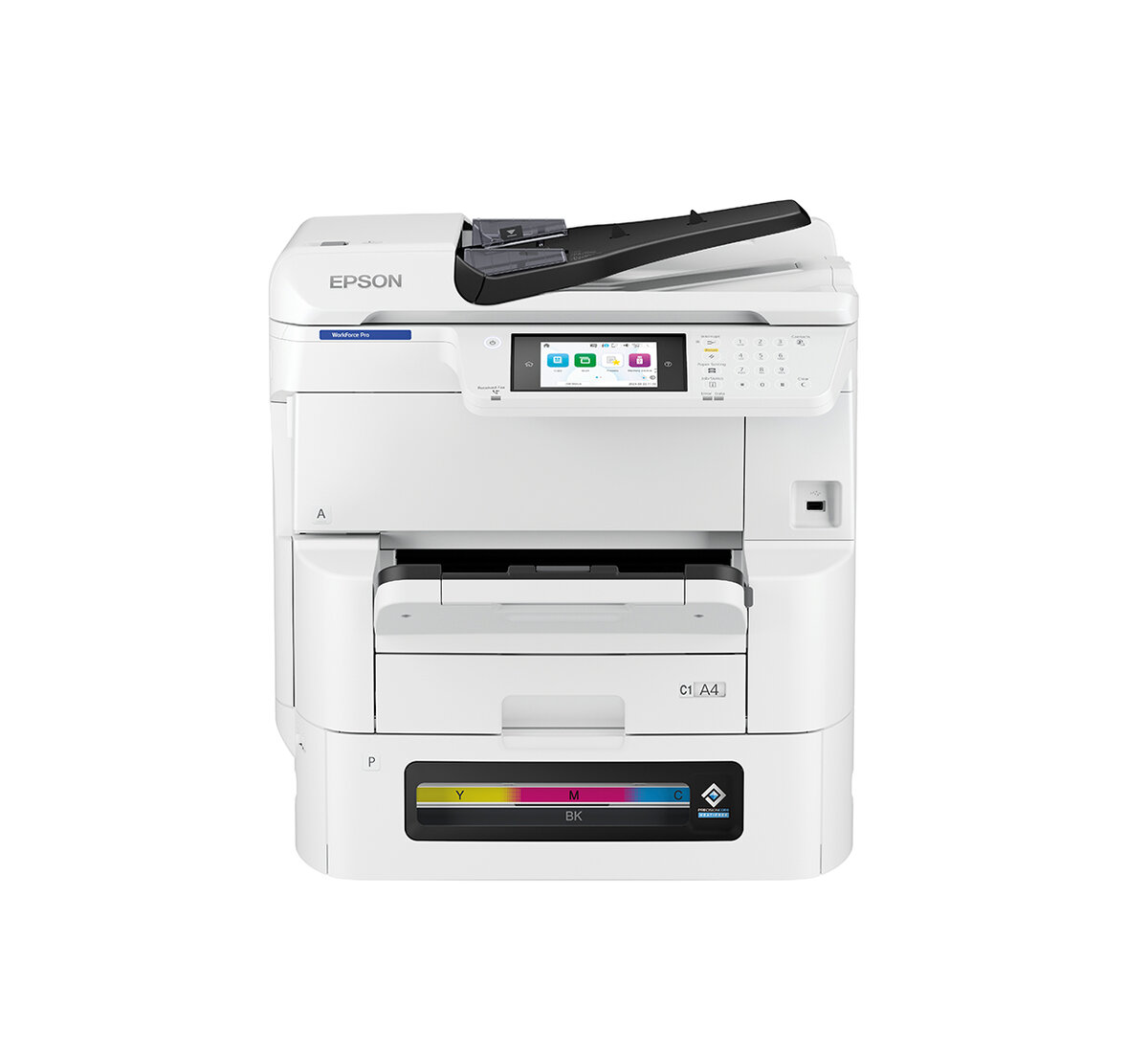 slide 1 of 11, show larger image, workforce pro em-c8100rdwf printer