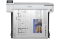 slide 1 of 3, zoom in, surecolor sc-t5100 - wireless printer (with stand)