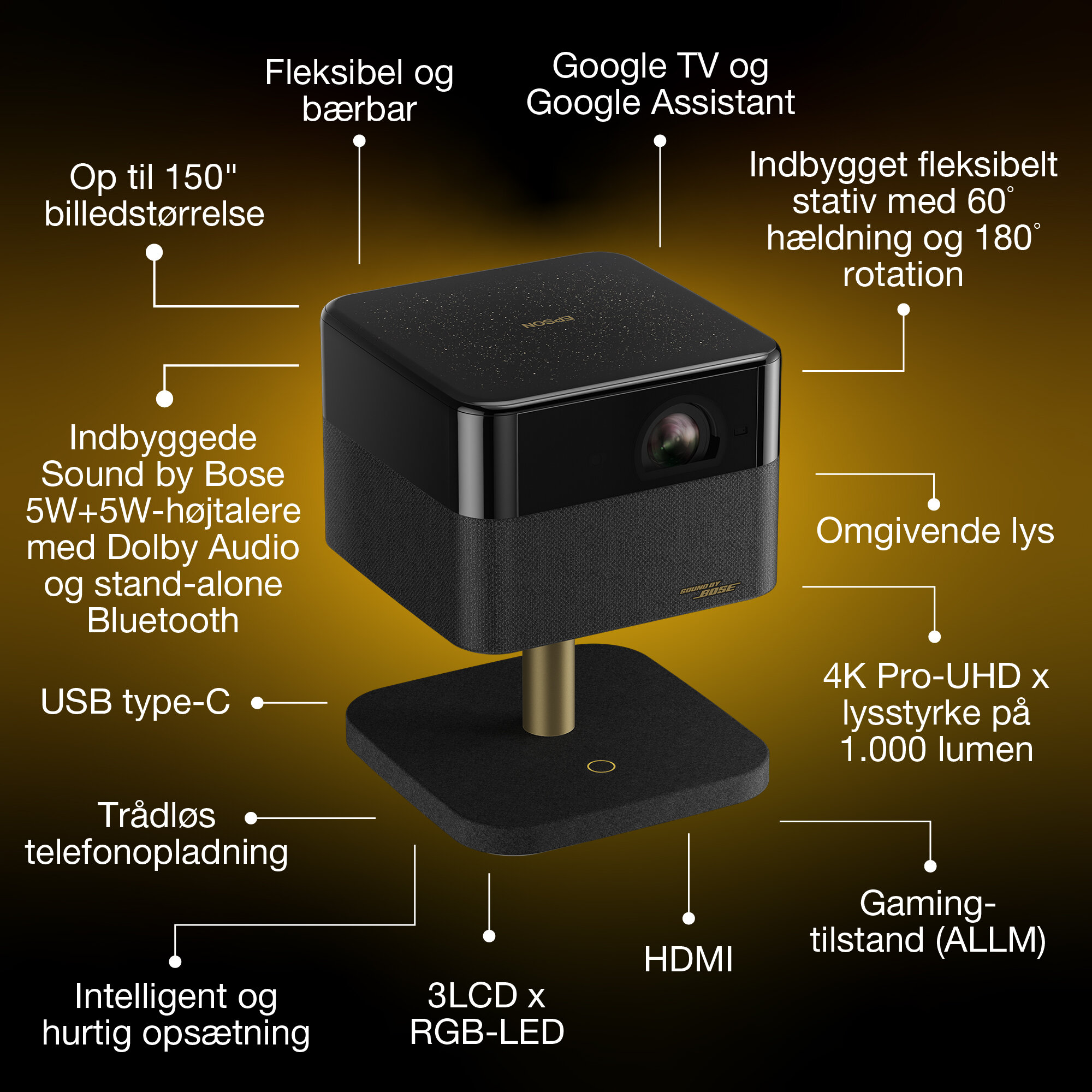 Epson Lifestudio Grand EH-LS670W – Diamanthvid
