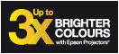 Up to 3xbrighter logo