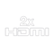 2x HDMI