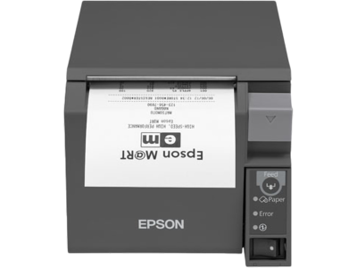 Epson TM-T70II (025A0): Serial + Built-in USB, PS, Black, EU
