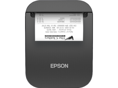 Epson TM-P80II (121): Mobile Receipt, Autocutter, Bluetooth, USB-C, Black, EMEA