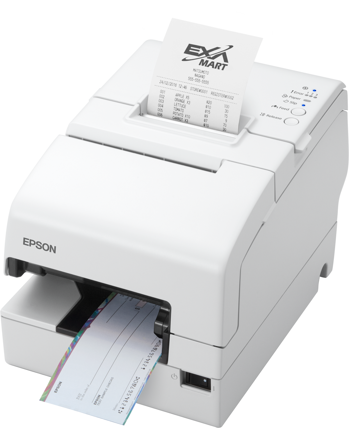 folie 1 von 16, vergrößern, epson tm-h6000v-213p1: serial, micr, white, psu, eu