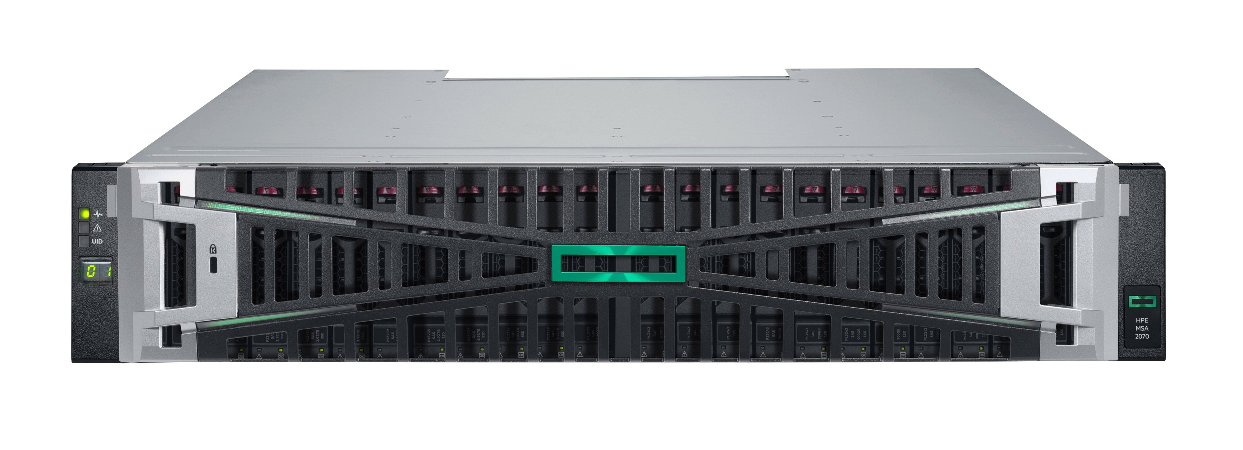 HPE MSA 2070 2U Rack-mountable small form factor All-Flash iSCSI ... image.