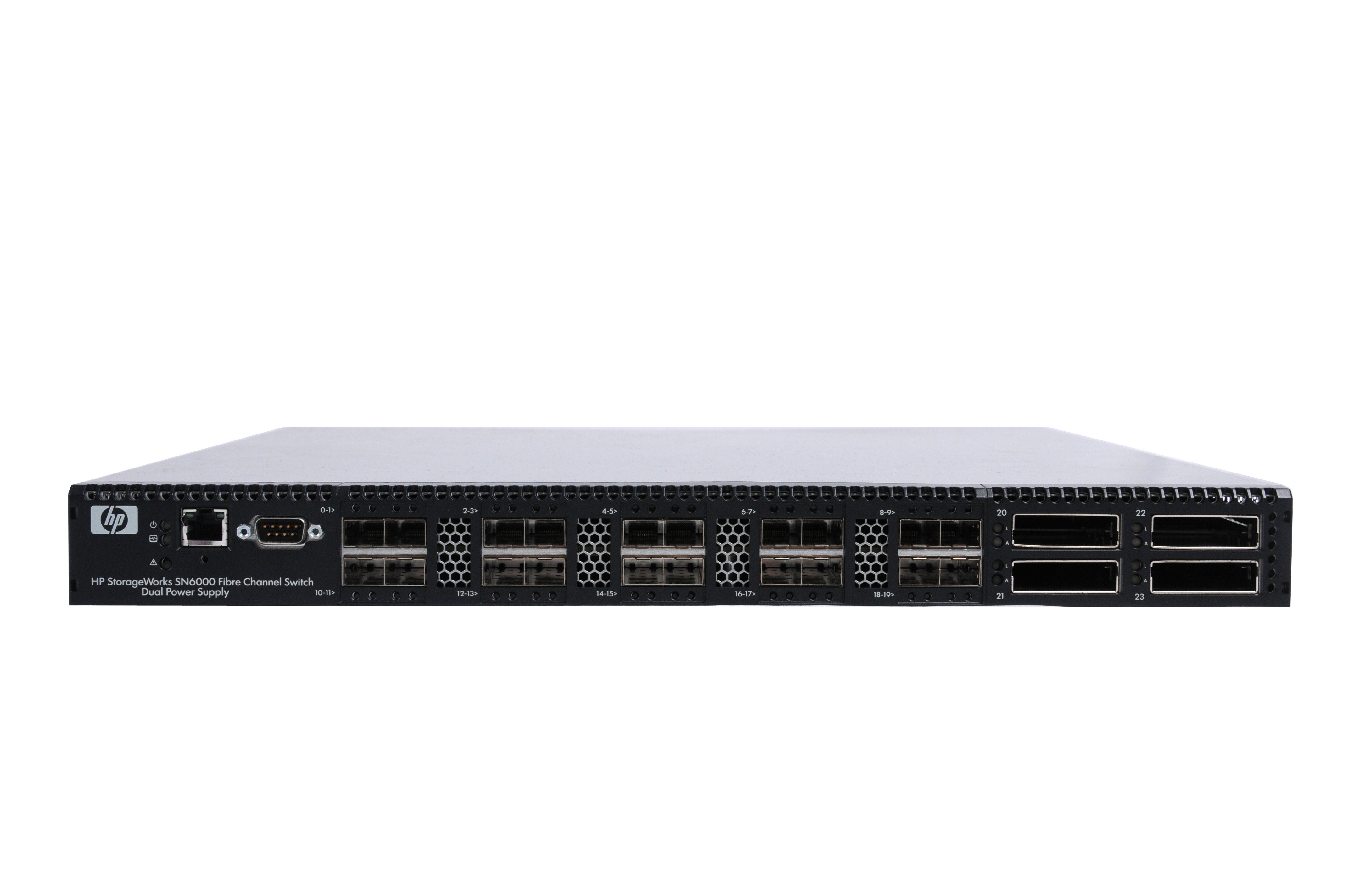 HPE SN6000 Stackable Dual Power Fibre Channel Switch - switch - 24 ports -  managed - rack-mountable