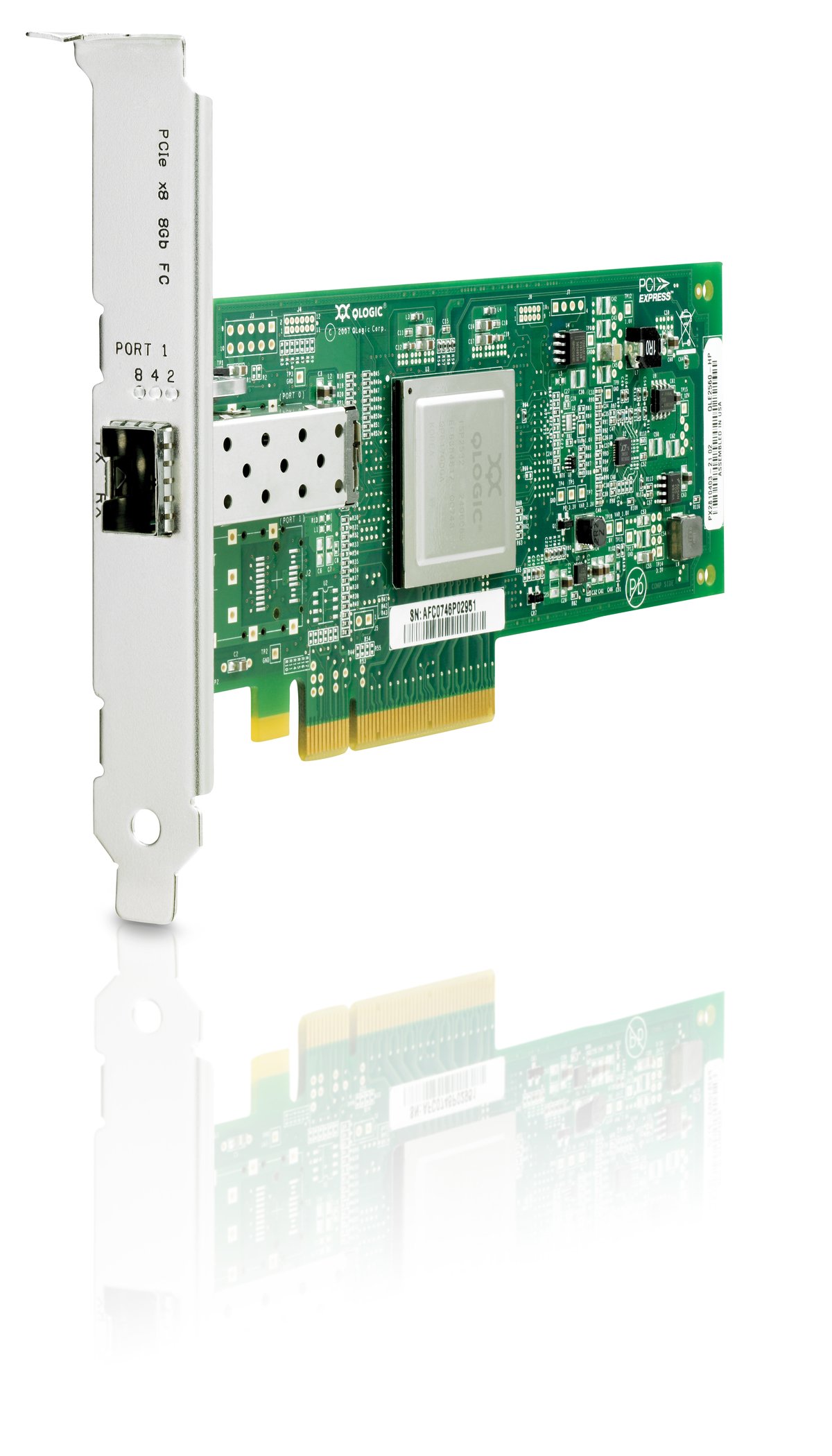 folie 1 von 2, vergrößern, hpe 81q pcie fibre channel host bus adapter, 8 gb, mit 1 anschluss