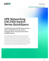 HPE Networking CW 2150 Switch Series QuickSpecs (English)