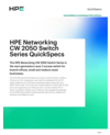 HPE Networking CW 2050 Switch Series QuickSpecs (English)
