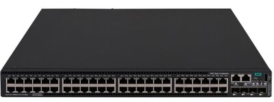 HPE Networking Comware Switch 48 10/100/1000BASE-T 4 10G/1G BASE-X SFP+ 1 Exp 2 Fan Tray 2 PS 5520HI