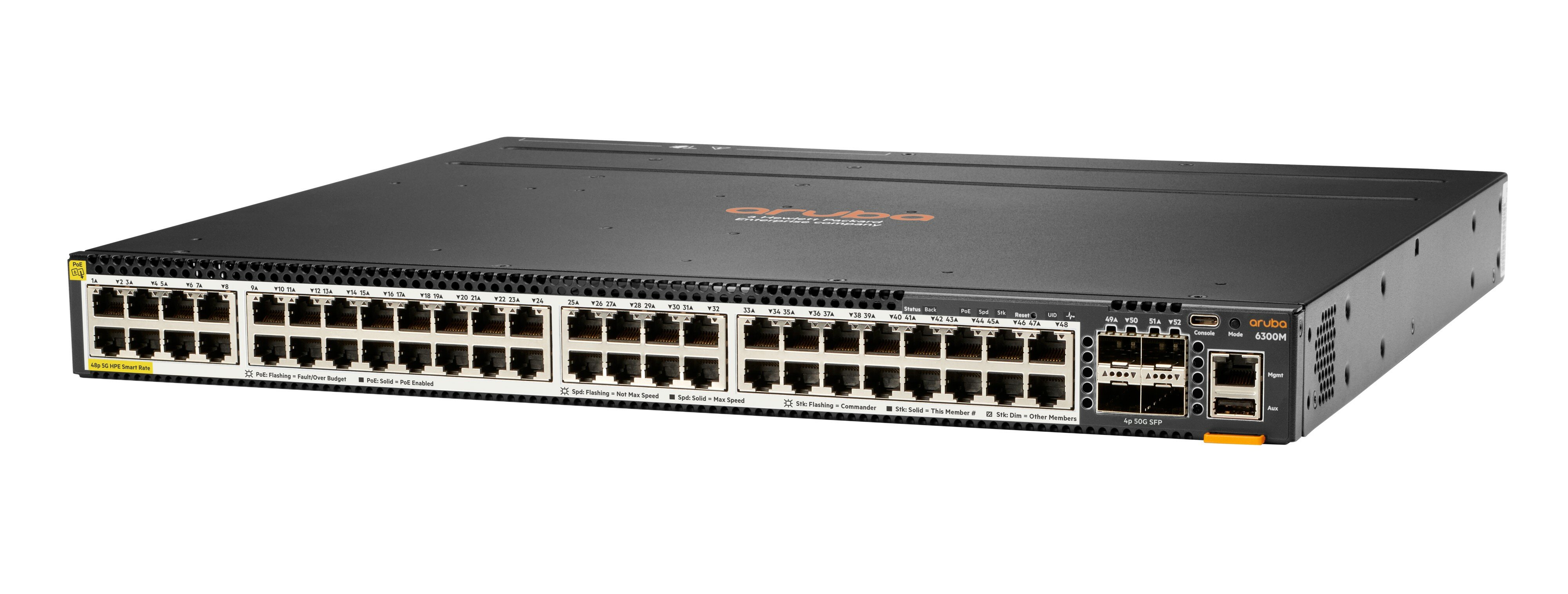 HPE Aruba 6300M - switch - 48 ports - managed - rack-mountable