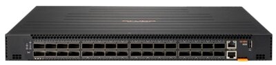 HPE Aruba Networking CX 8325-32C 32 Anschlüsse 100G, QSFP+/QSFP28, 6 Back-to-Front-Lüfter und 2 Netzteile Bundle