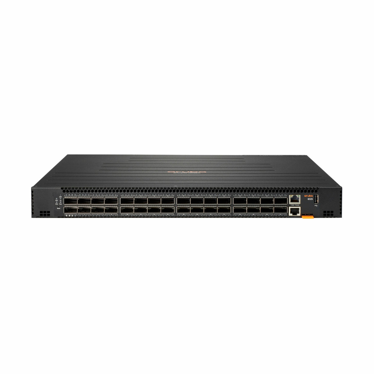 folie 1 von 2, vergrößern, hpe aruba networking cx 8325-32c 32 anschlüsse 100g, qsfp+/qsfp28, 6 back-to-front-lüfter und 2 netzteile bundle