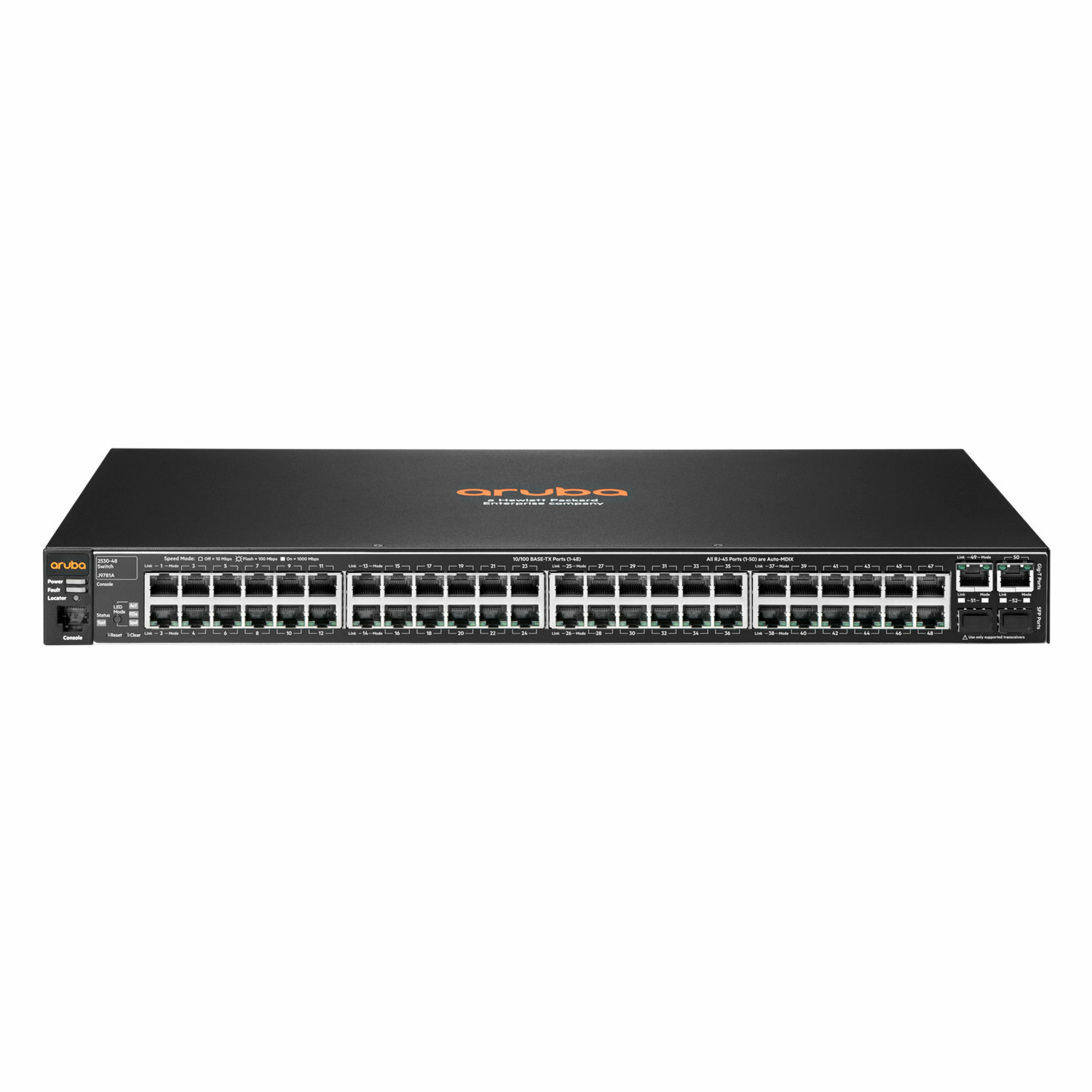 HPE Aruba 2530-48 Fixed 48 Port L2 Managed Fast Ethernet Switch
