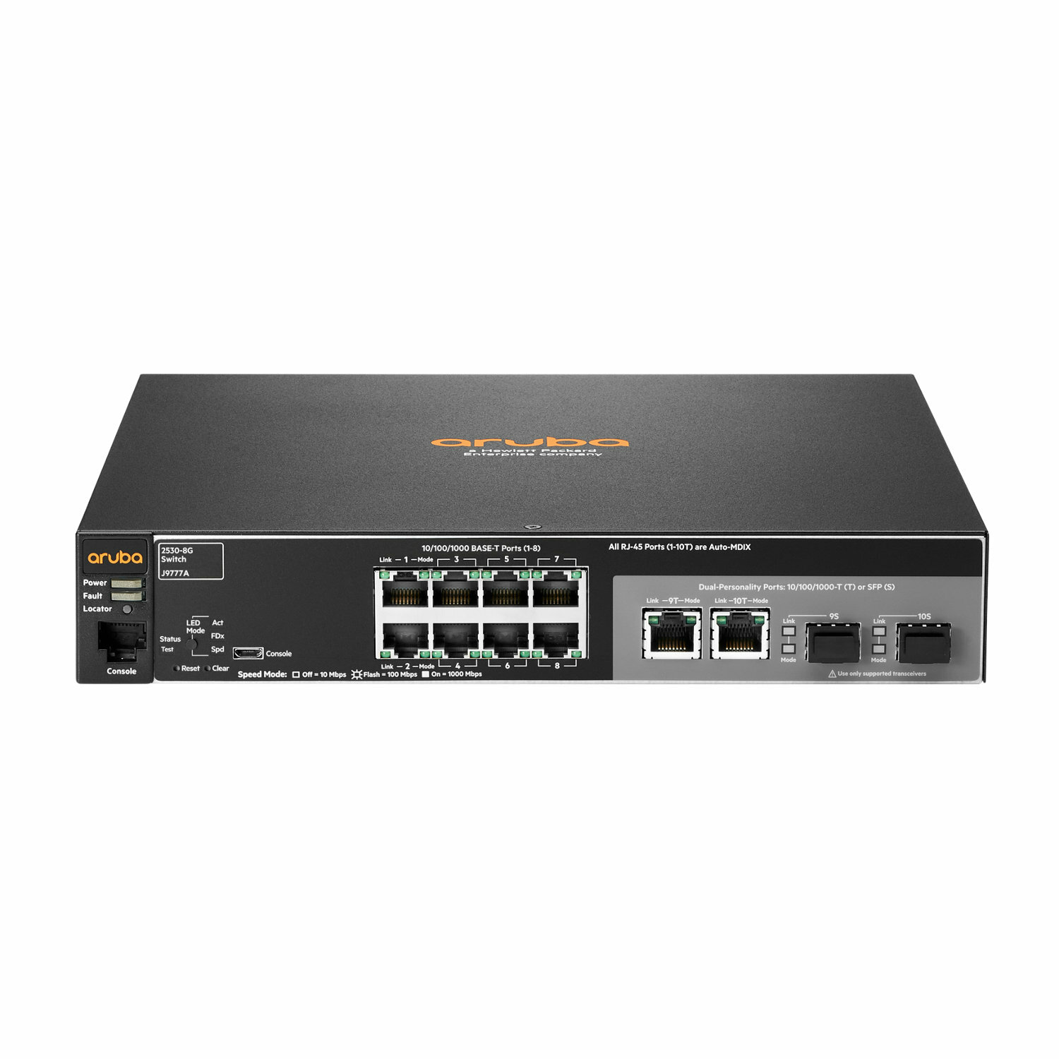 HPE Aruba 2530-8G Managed 8-port Gigabit Ethernet Switch (J9777A