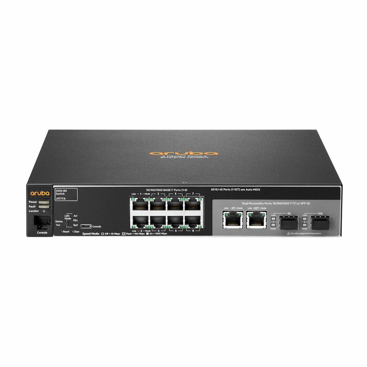 HPE Aruba 2530-8G Managed 8-port Gigabit Ethernet Switch (J9777A