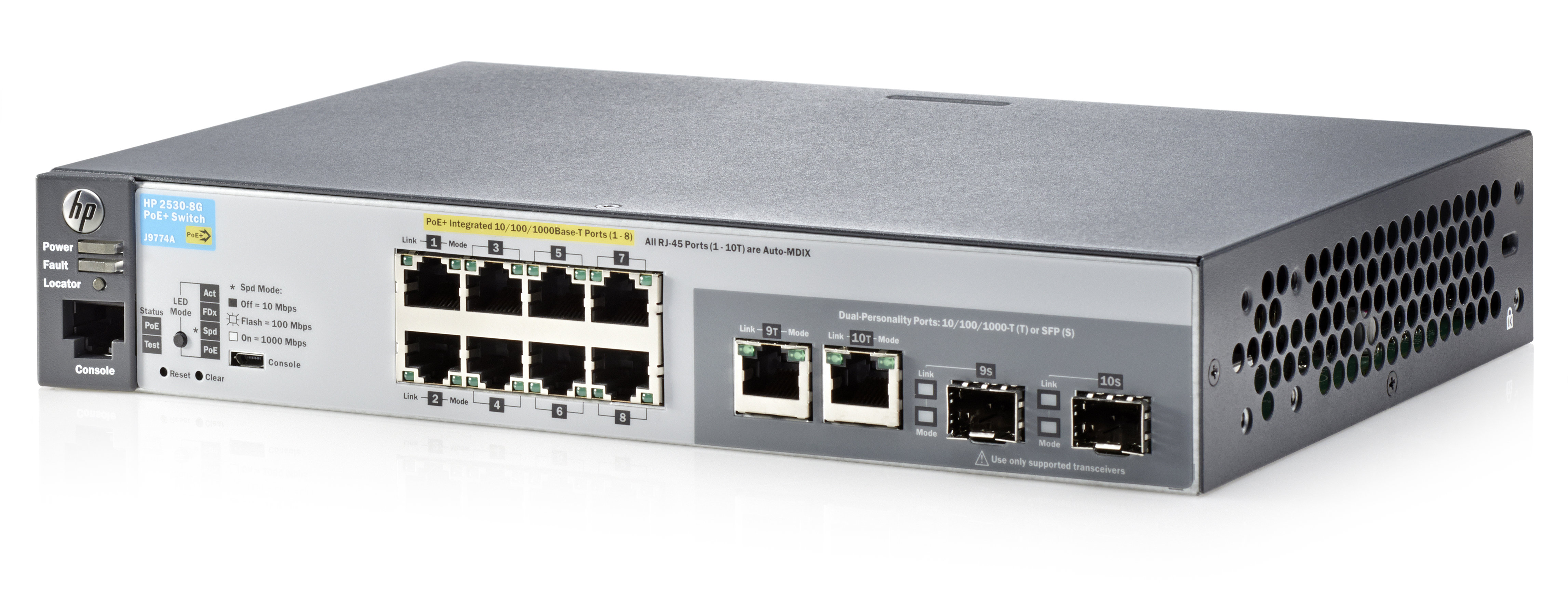 HPE Aruba 2530-8G-PoE+ Ethernet Switch - Newegg.com