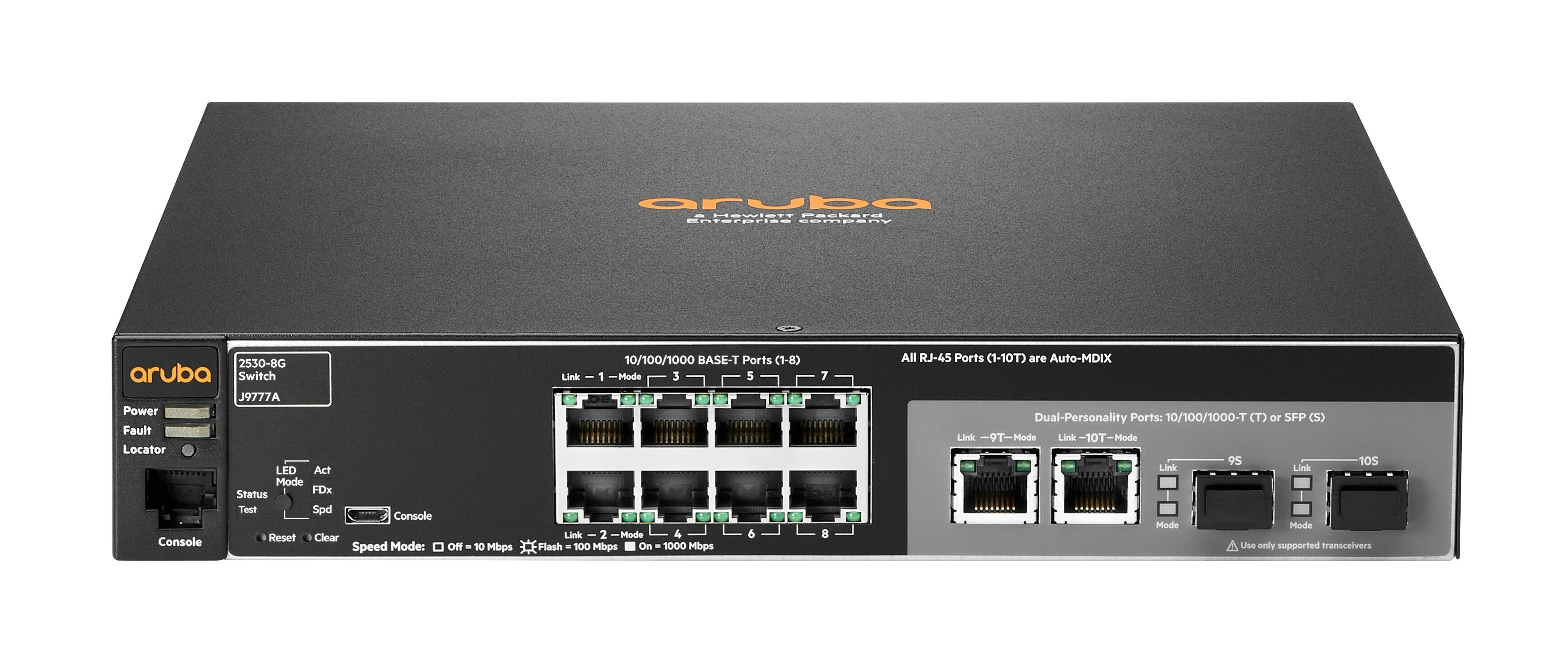 HPE Aruba 2530-8G Managed 8-port Gigabit Ethernet Switch (J9777A