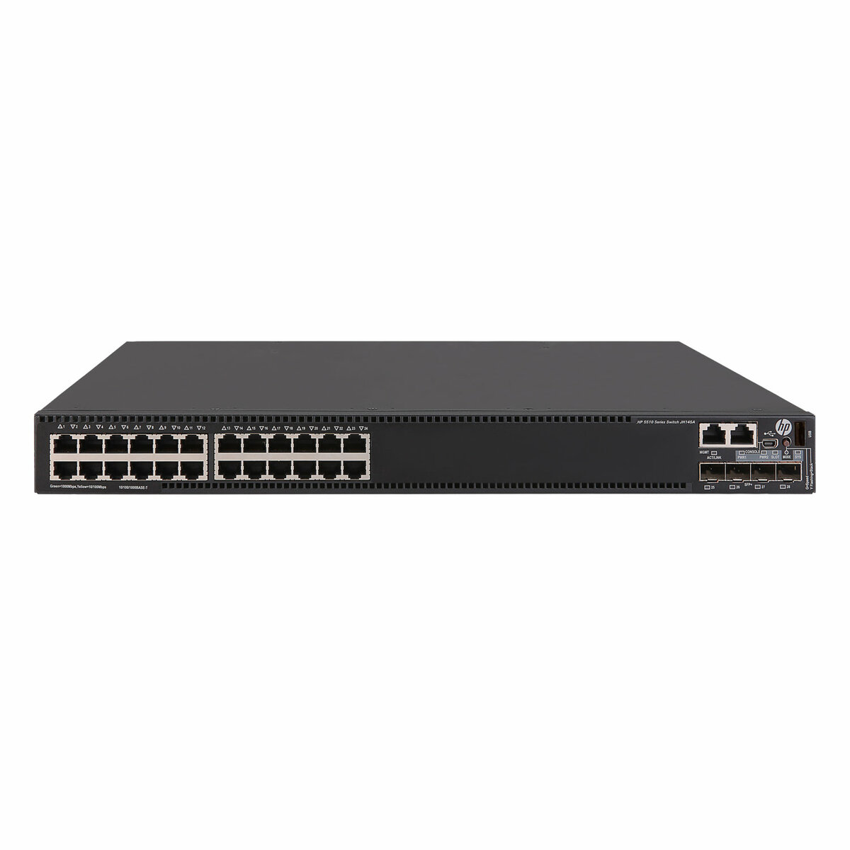 folie 1 von 1, vergrößern, hpe flexnetwork 5510 24g 4sfp+ hi switch mit 1 steckplatz
