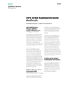 HPE 3PAR Application Suite for Oracle: Bulletproof your Oracle environment data sheet (English)