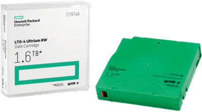 HPE LTO-4 Ultrium 1.6TB Non-custom Label Data Cartridge 20 Pack