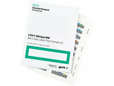 HPE LTO-7 Ultrium RW Bar Code Label Pack