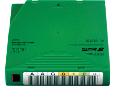 HPE LTO-8 Ultrium 30TB RW Data Cartridge