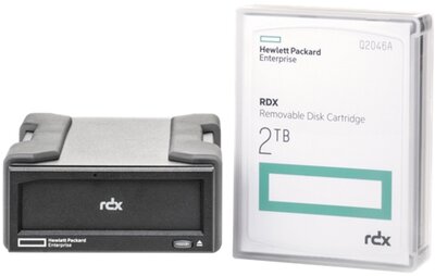外付けハードディスク・ドライブ HP RDX 500GB Removable Disk Cartridge HPE RDX Removable Disk Storage - 500GB, 1TB, 2TB, 3TB and 4TB