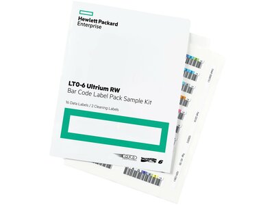HPE LTO-6 Ultrium RW Bar Code Label Pack