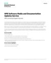 HPE Software Media and Documentation Updates Service (English)