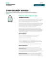 NA GSD Cyber Security Services, data sheet (English)