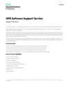 HPE Software Support Service (English)