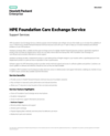 HPE Foundation Care Exchange Service data sheet - US English (English)