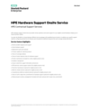 HPE Hardware Support Onsite Service - Contractual Services data sheet - US English (A4) (English)