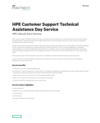 HPE Customer Support Technical Assistance Day Service data sheet (English)